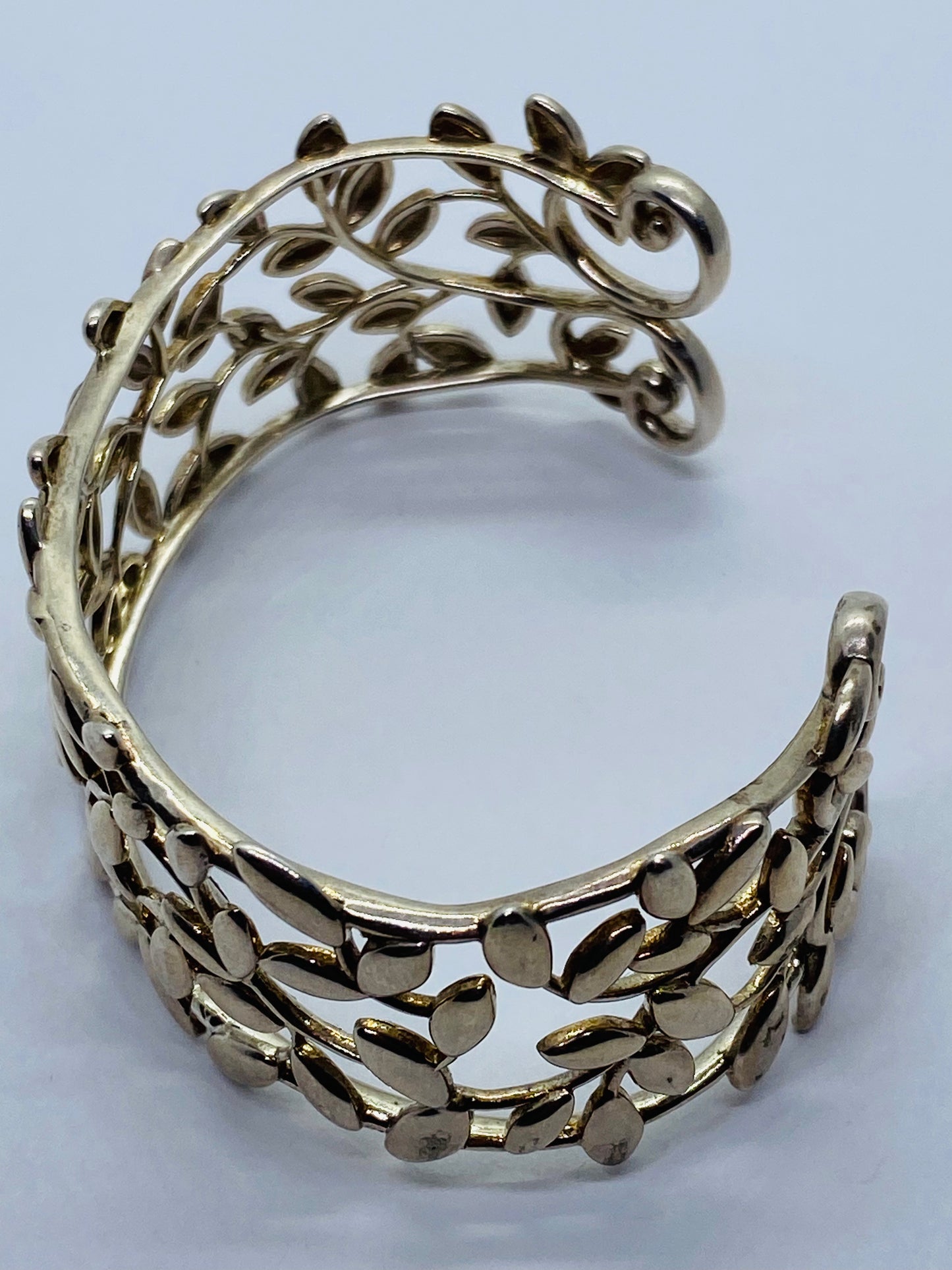 Tiffany & Co. Paloma Picasso Olive Leaf Cuff - Sterling Silver Bracelet $950
