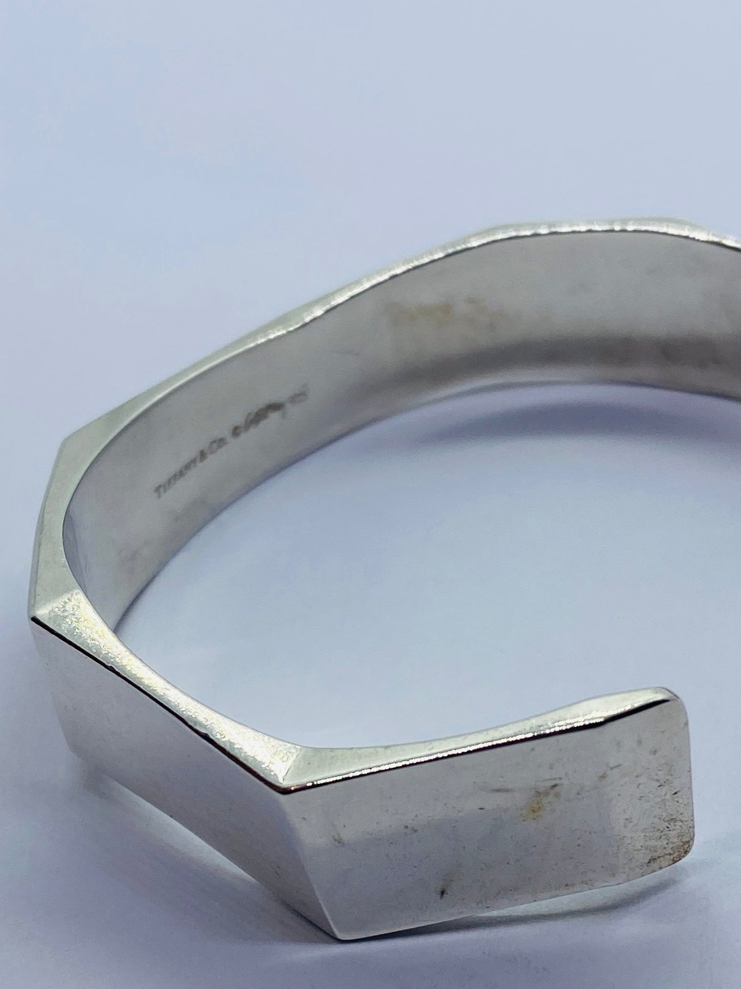 Tiffany & Co. Frank Gehry Narrow Fold Cuff Medium Bracelet Sterling Silver 925