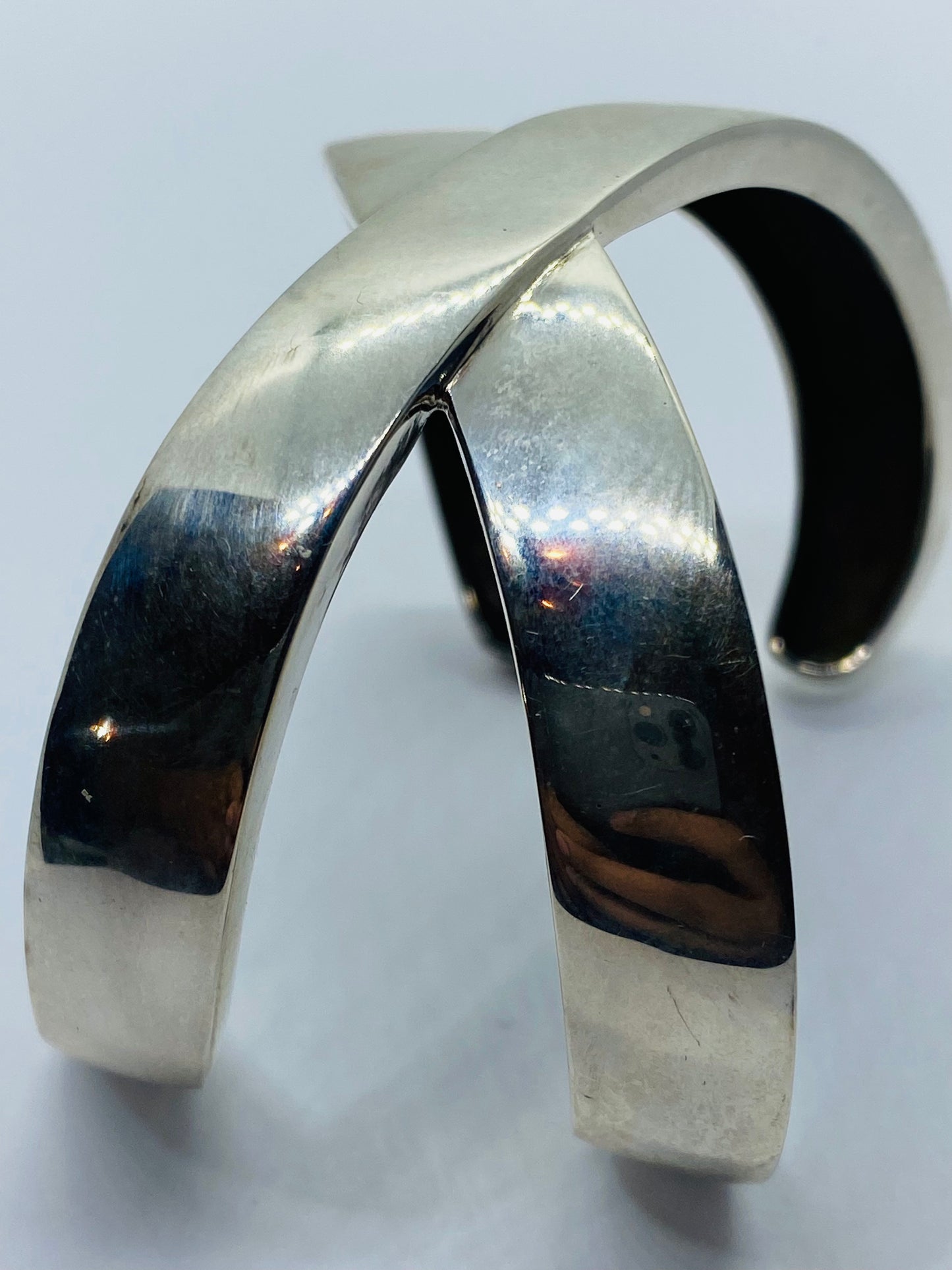 TIFFANY & Co STERLING PALOMA PICASSO GRAFFITI X CUFF BRACELET 1985 75.8G Rare