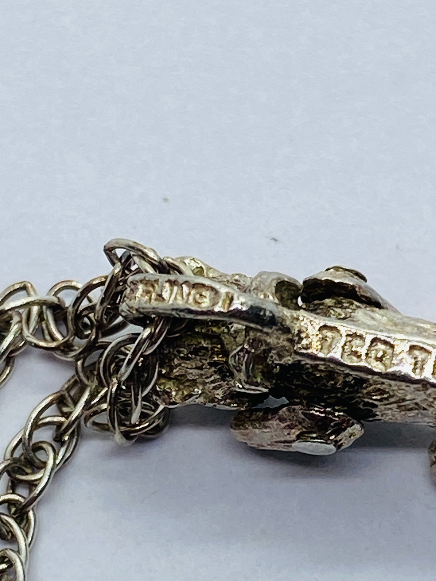 Tiffany & Co. Vintage Teddy Bear Swivel Arms Pendant Necklace 18" 925