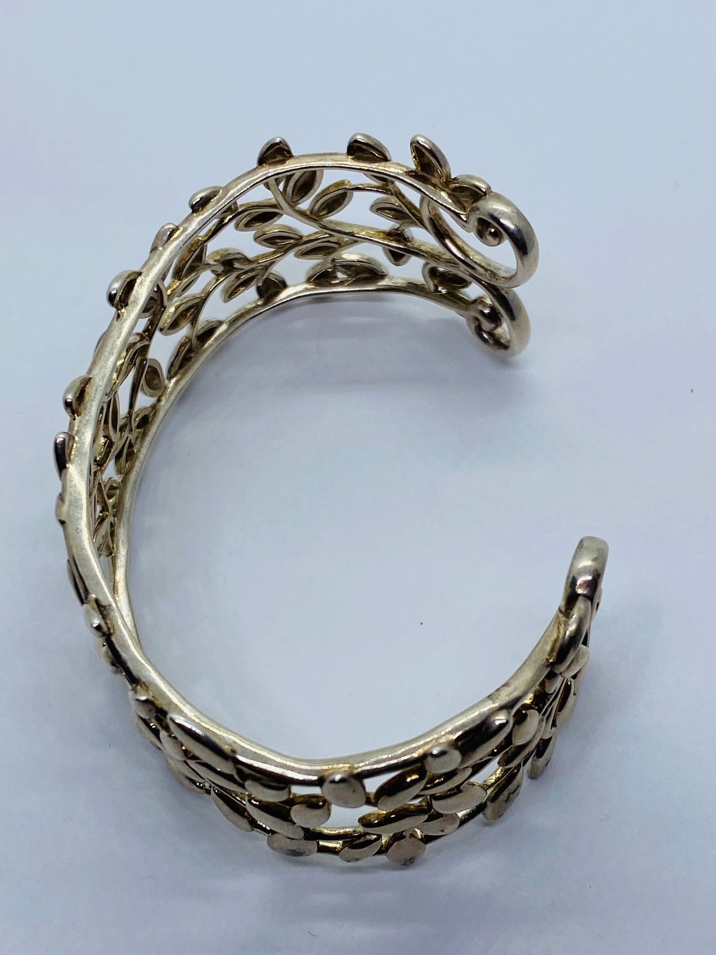 Tiffany & Co. Paloma Picasso Olive Leaf Cuff - Sterling Silver Bracelet $950