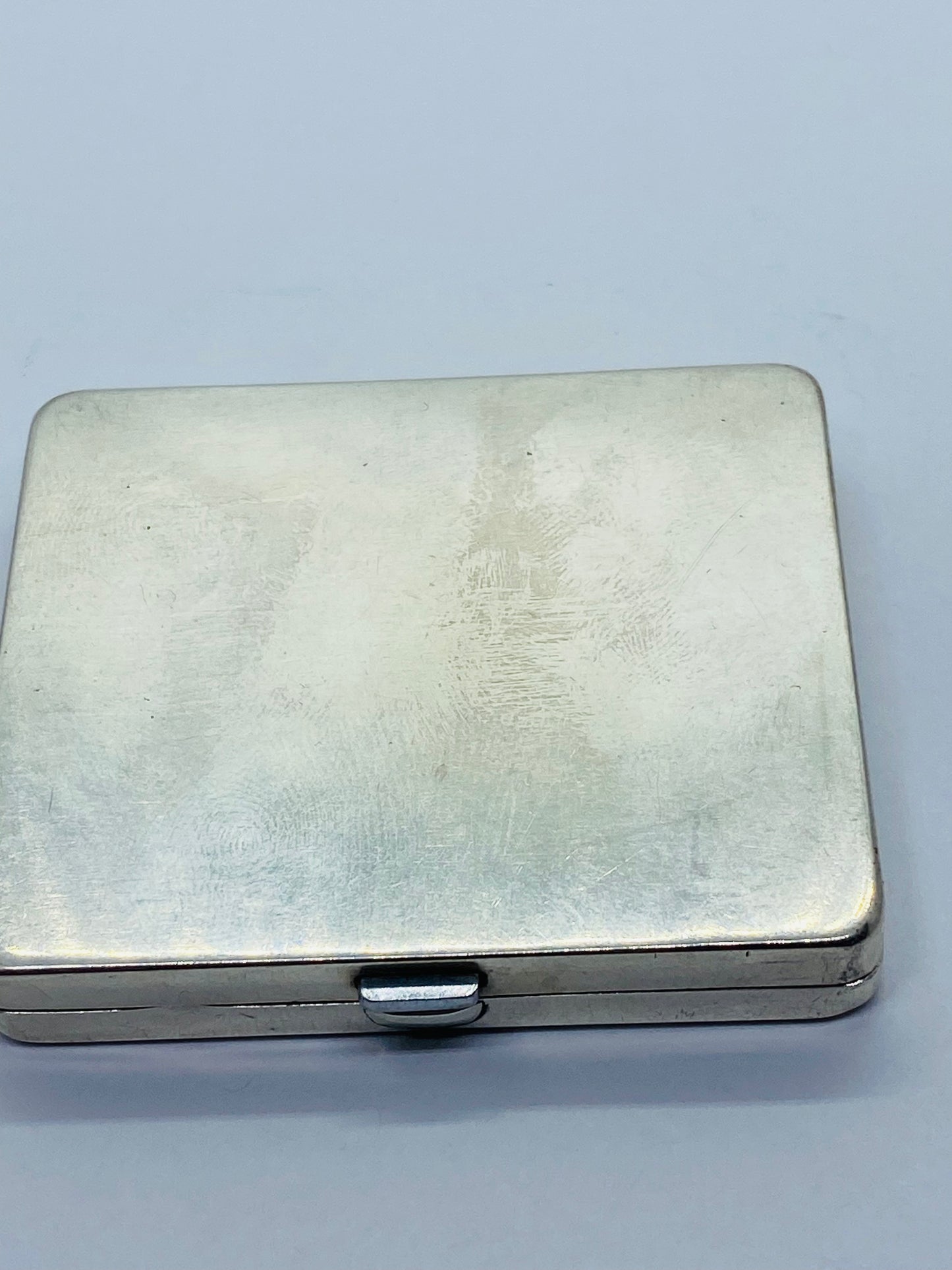 Tiffany & Co Vintage Sterling Silver Compact Makeup Powder Case 2 X 1 6/8” Rare