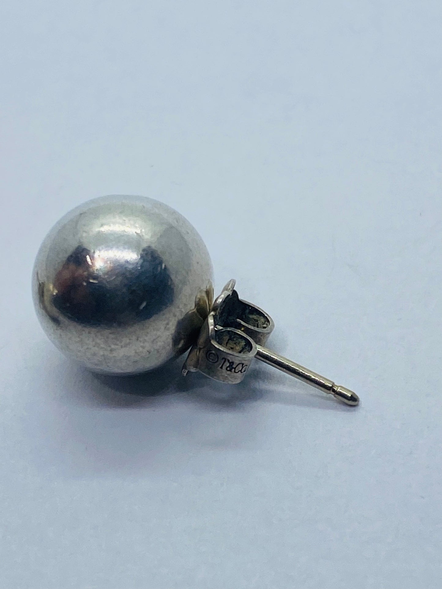 Tiffany & Co. Ball Stud Earrings Bead Hardwear Sterling Silver 10mm