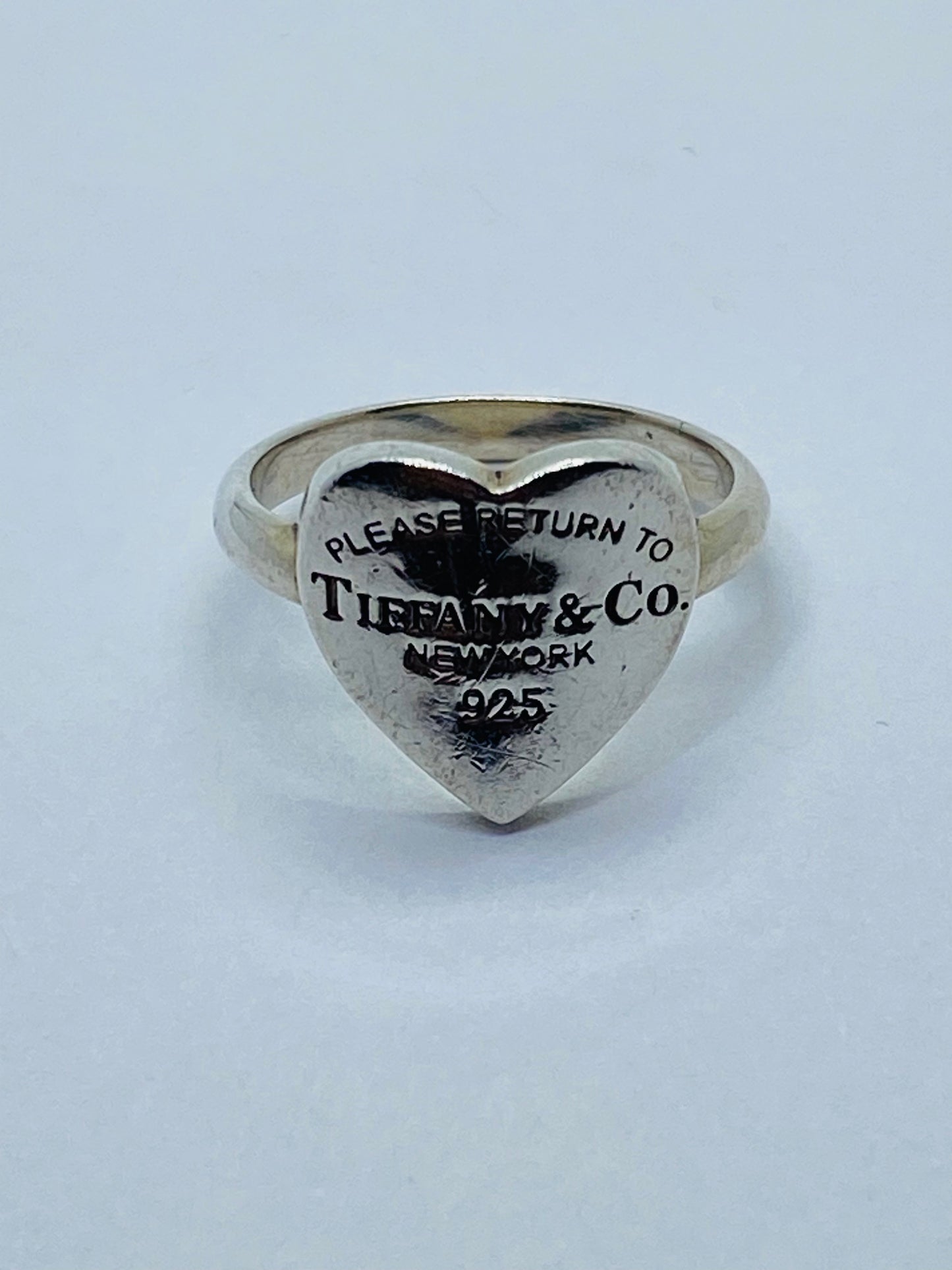 Tiffany & Co. Ring ,Size 4.25 Please Return To Tiffany & Co” New York , 925