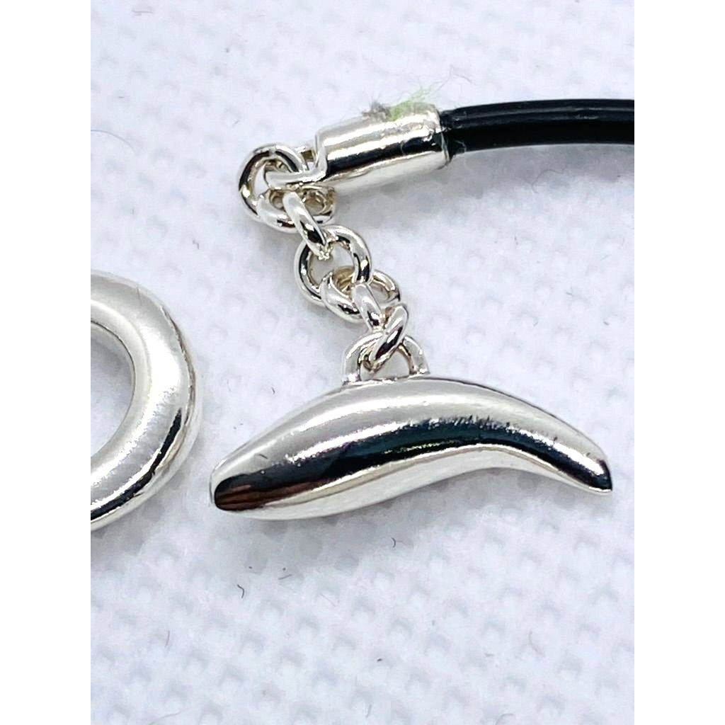 Tiffany & Co Sterling Silver 925 Frank Gehry Rubber Fish Bracelet 6.25"