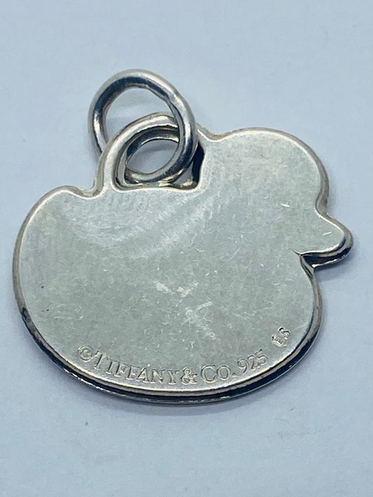 Tiffany & Co Sterling Silver 925 RARE Duck Charm Pendant