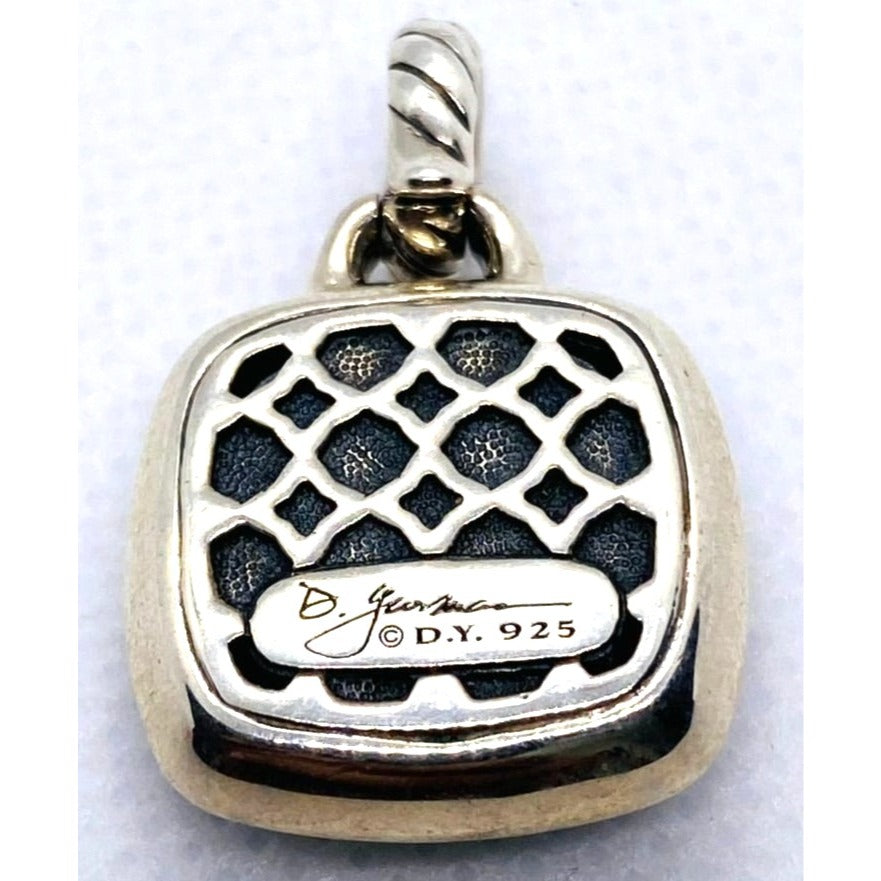 David Yurman Albion Pendant Enhancer With Pave Diamonds, 17mm