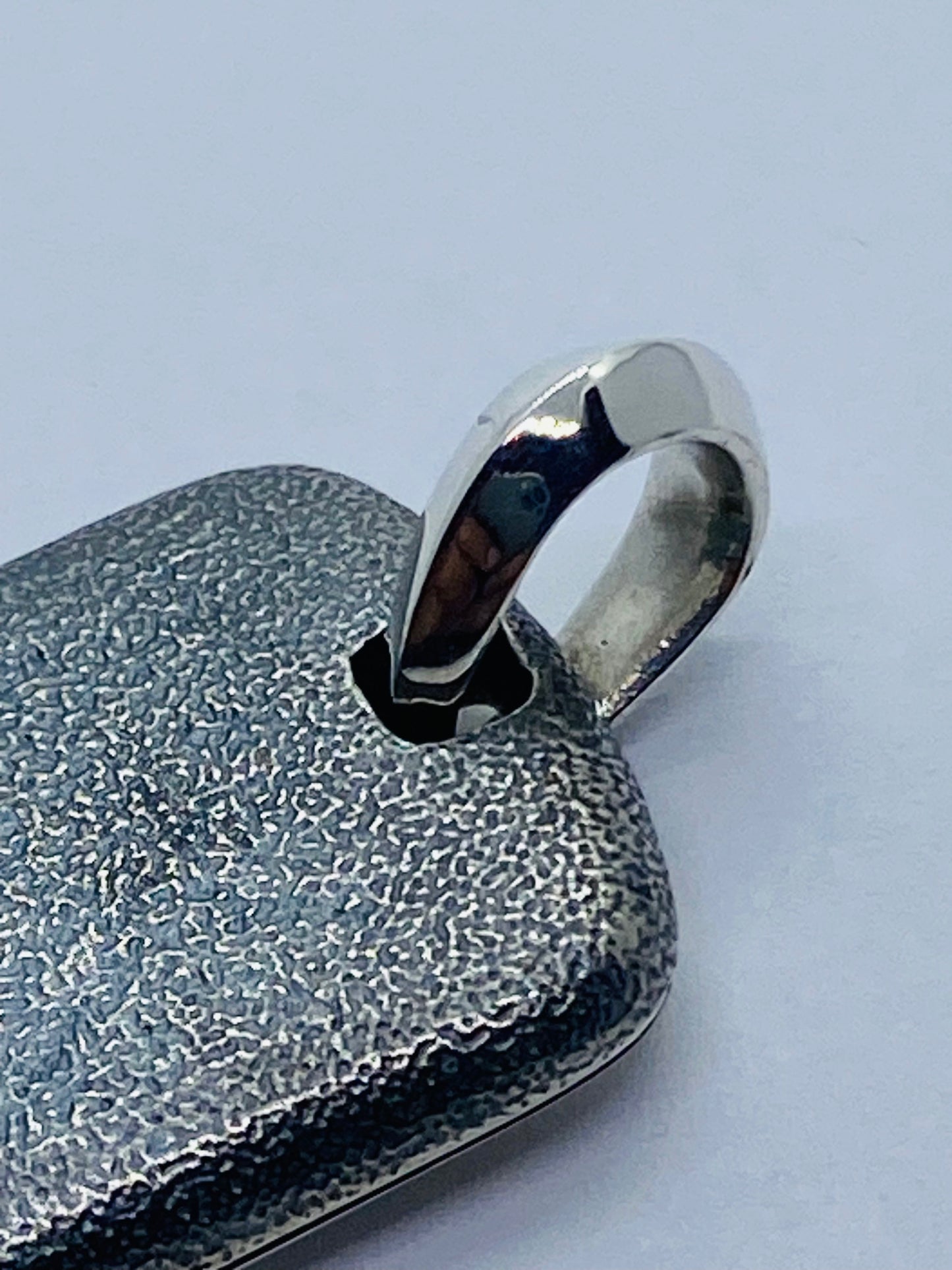 David Yurman North Star Dog Tag  Silver 925 18K Gold 35x18MM Pouch Read!