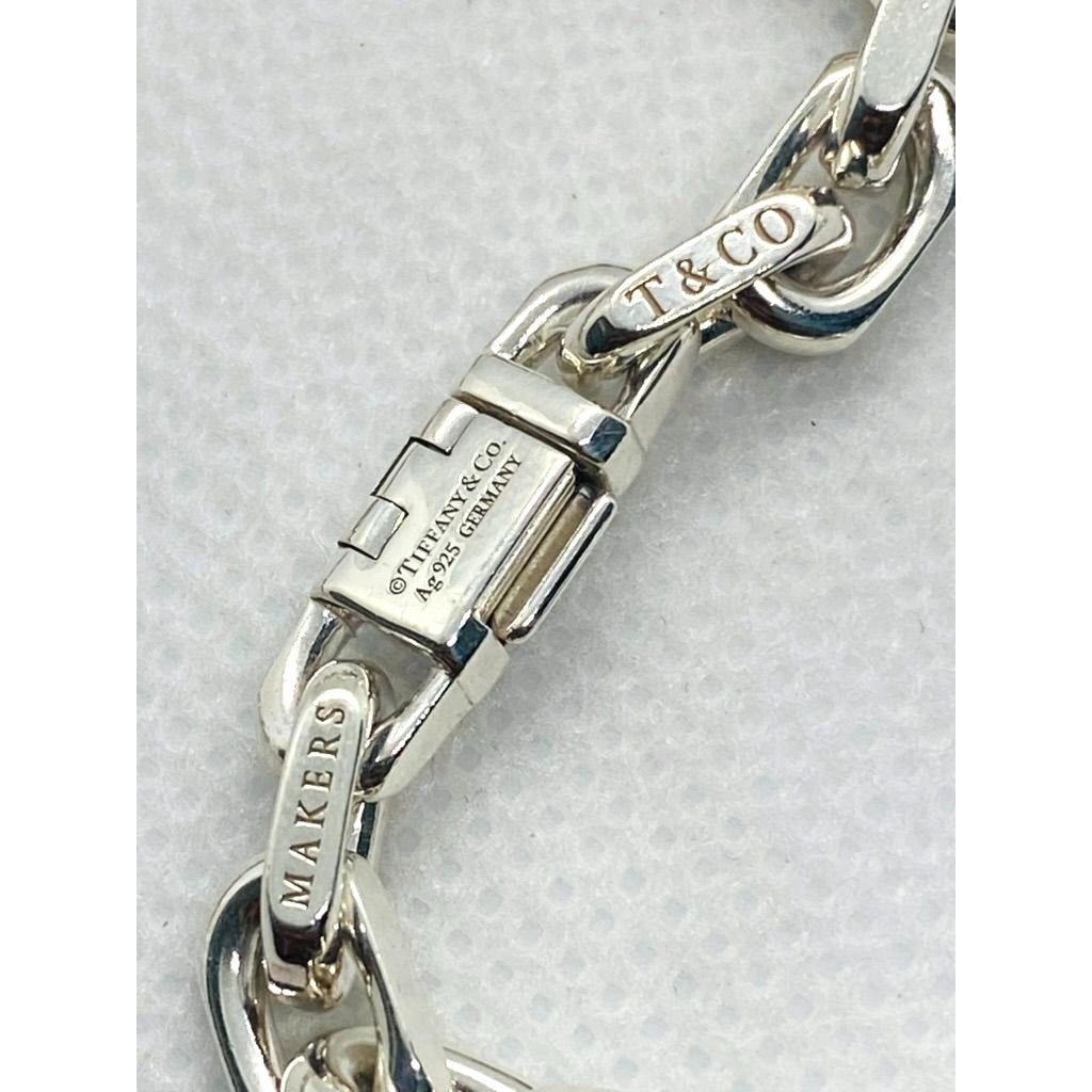Tiffany & Co Makers Sterling Silver 925 18K 750 Necklace Chain