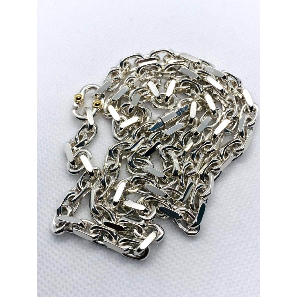 Tiffany & Co Makers Sterling Silver 925 18K 750 Necklace Chain