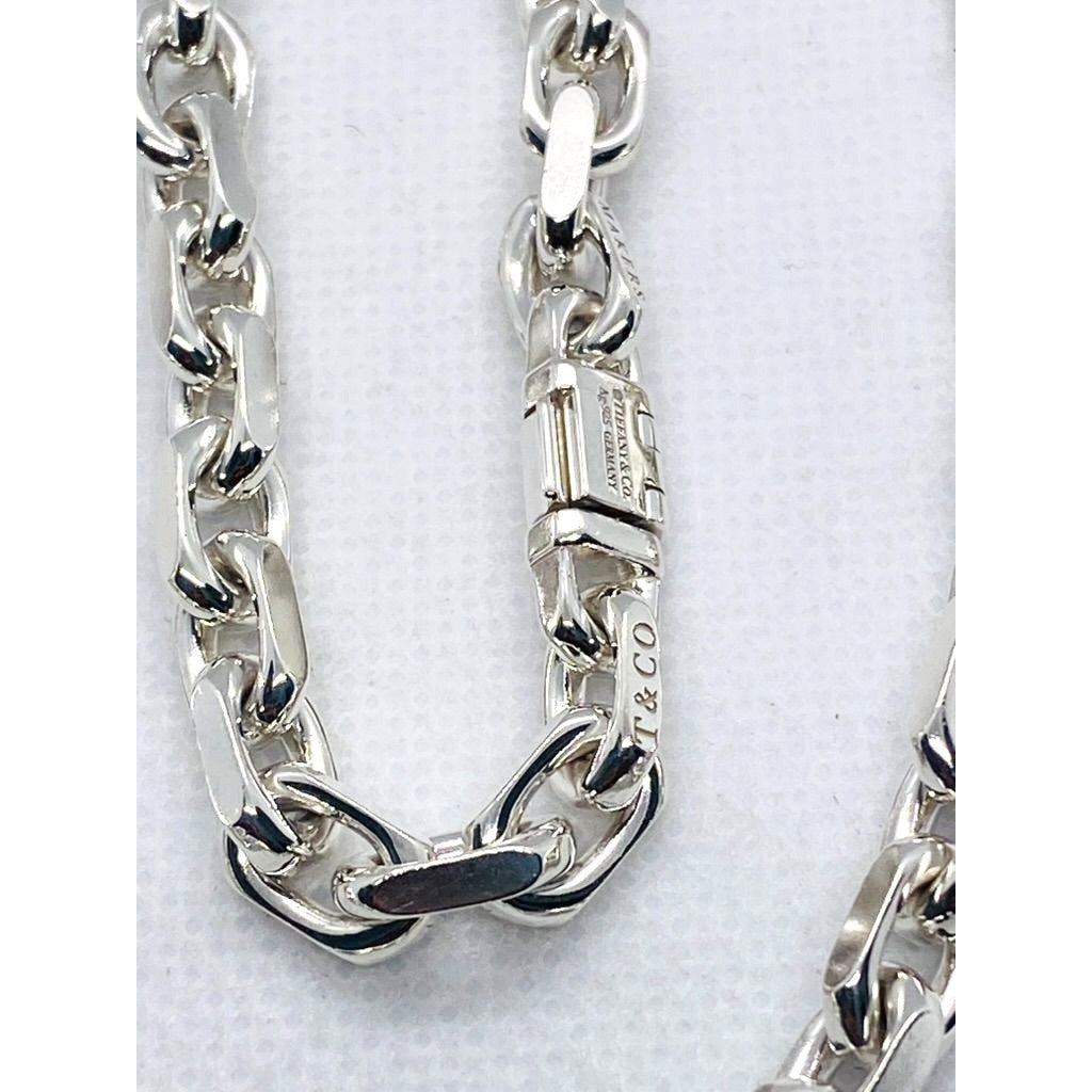 Tiffany & Co Makers Sterling Silver 925 18K 750 Necklace Chain