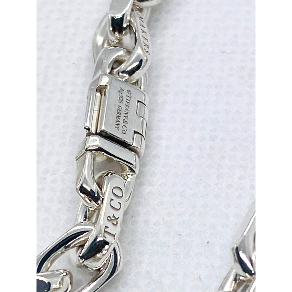 Tiffany & Co Makers Sterling Silver 925 18K 750 Necklace Chain