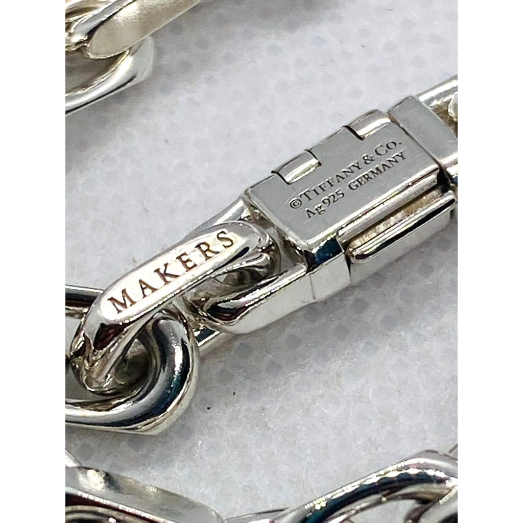 Tiffany & Co Makers Sterling Silver 925 18K 750 Necklace Chain