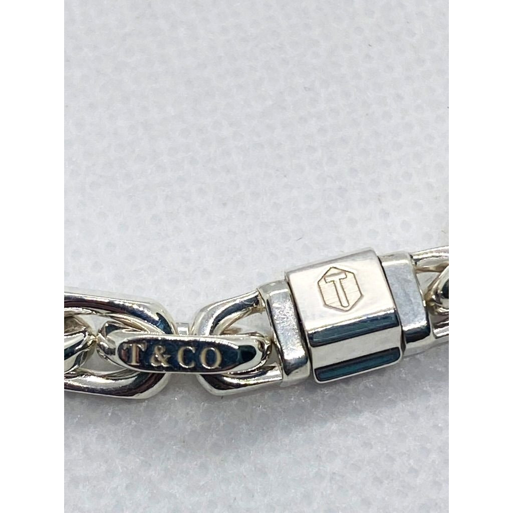 Tiffany & Co Makers Sterling Silver 925 18K 750 Necklace Chain