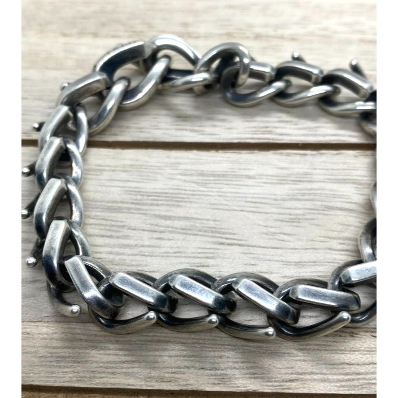 Tiffany & Co Sterling Silver 925 Forge Medium Motif Bracelet  8,25"