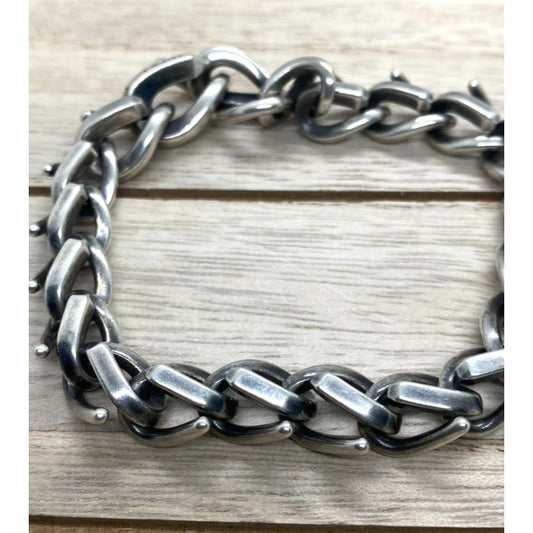 Tiffany & Co Sterling Silver 925 Forge Medium Motif Bracelet  8,25"