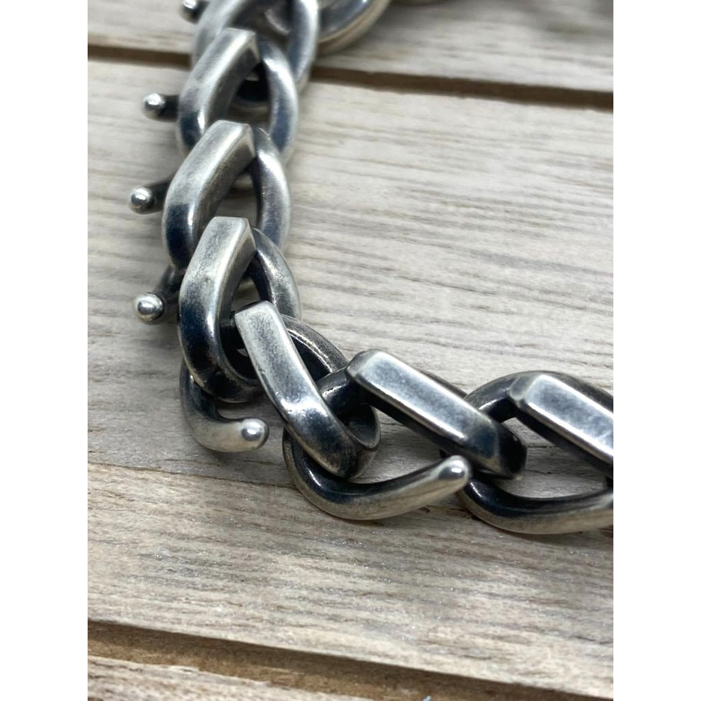 Tiffany & Co Sterling Silver 925 Forge Medium Motif Bracelet  8,25"