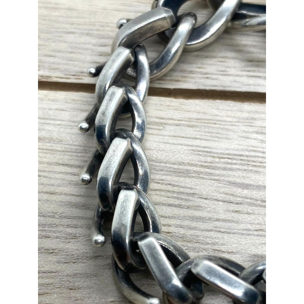 Tiffany & Co Sterling Silver 925 Forge Medium Motif Bracelet  8,25"