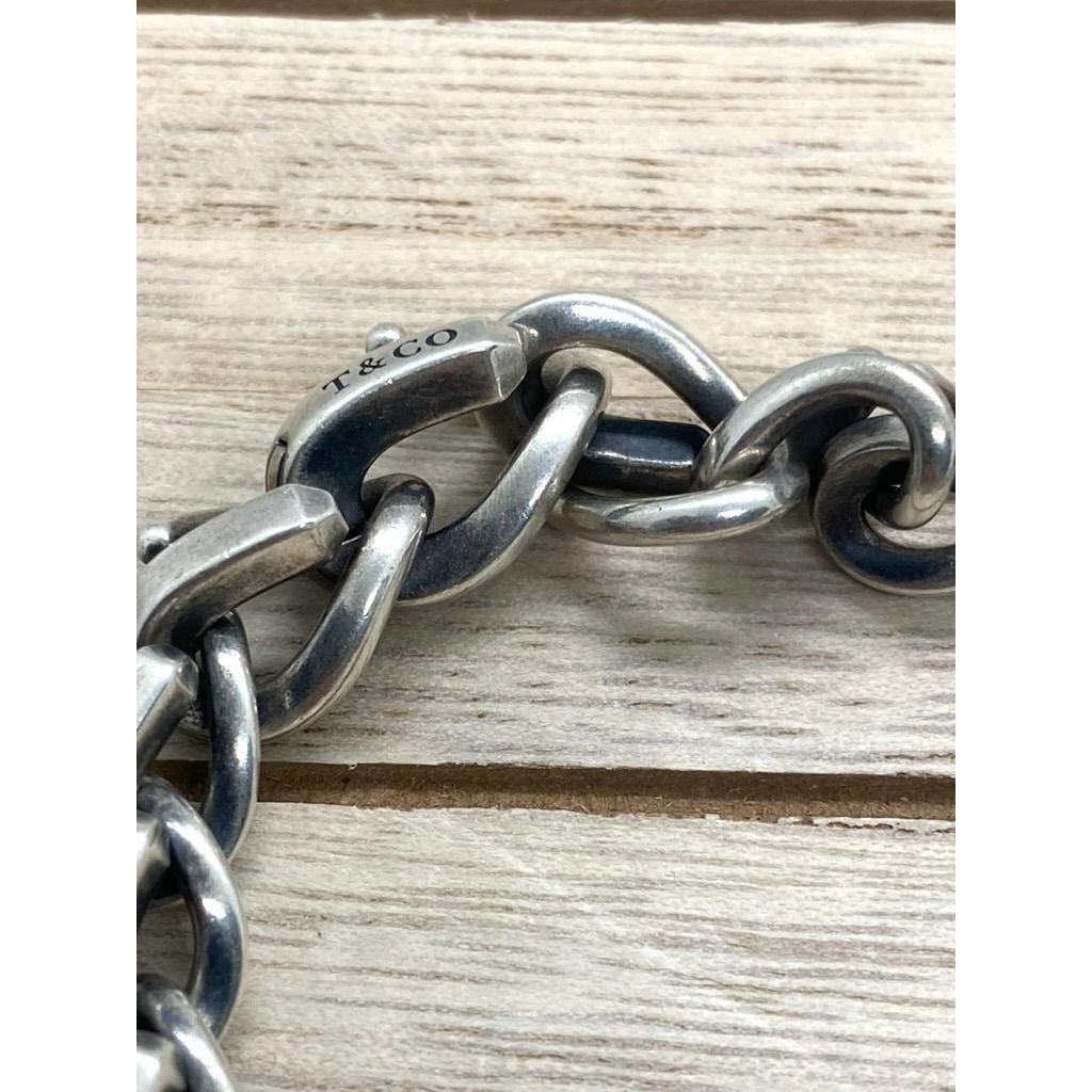 Tiffany & Co Sterling Silver 925 Forge Medium Motif Bracelet  8,25"