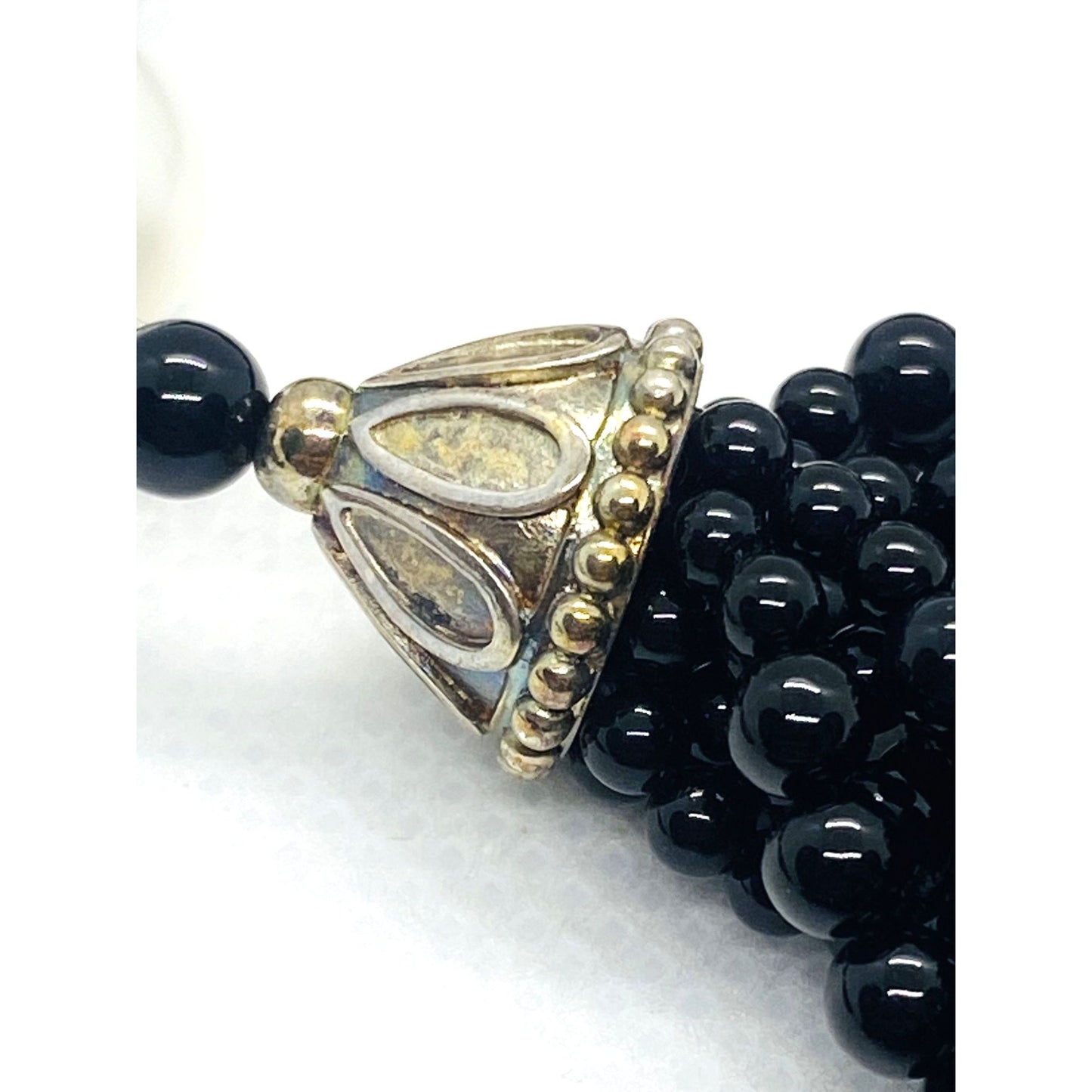 Tiffany & Co Ziegfeld Collection Onyx And Pearls Hassle Necklace
