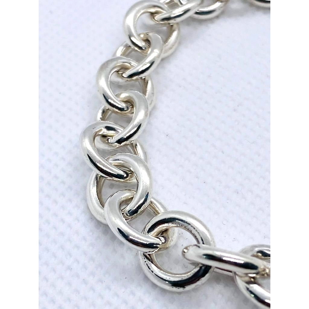 Tiffany & Co Sterling Silver 925 8" Bracelet  Return Heart