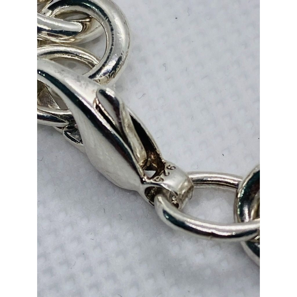 Tiffany & Co Sterling Silver 925 8" Bracelet  Return Heart
