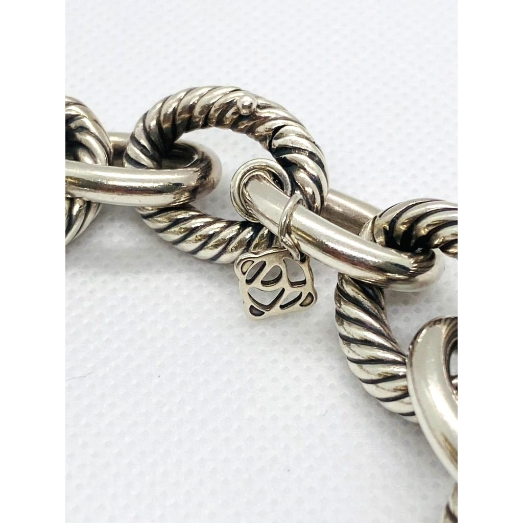 David Yurman Oval Extra Large 17mm Link Bracelet 9 Inches