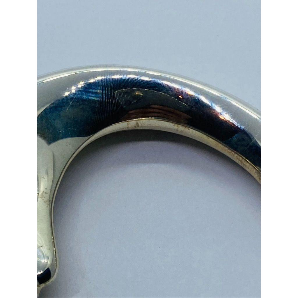 Tiffany & Co. Silver Man in the Moon Baby Rattle Pouch