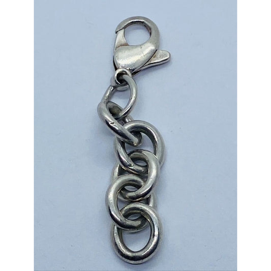 Tiffany & Co Silver Lobster Claw Clasp Extra Chain Links for Repair Lengthening
