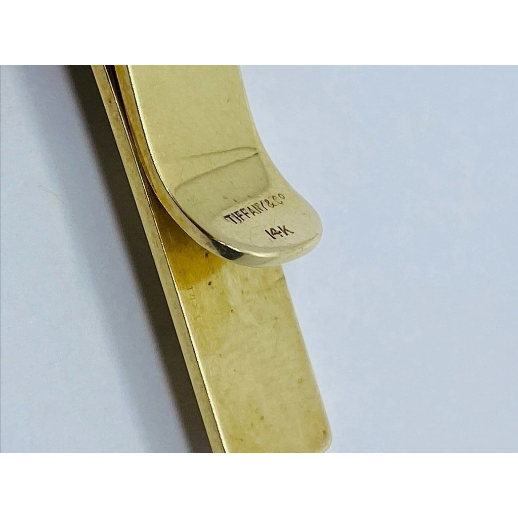 Tiffany & Co Money Clip 14K 2.55" Long 4mm Wide