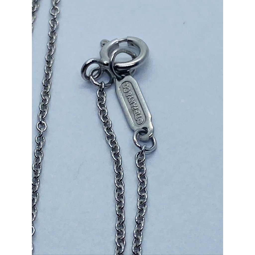 TIFFANY & CoTiffany Metro Heart Necklace 18K 750 Diamond 16"