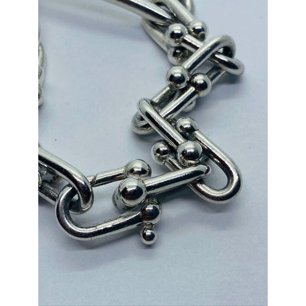 Tiffany HardWear Elongated Link Bracelet in Sterling Silver 7.25"