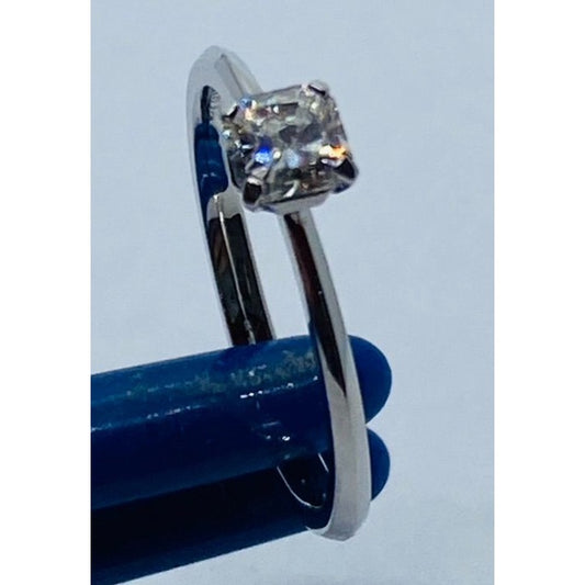 Tiffany & Co True Cut Engagement Ring .35CTW Platinum Ring Size 6 VVS2