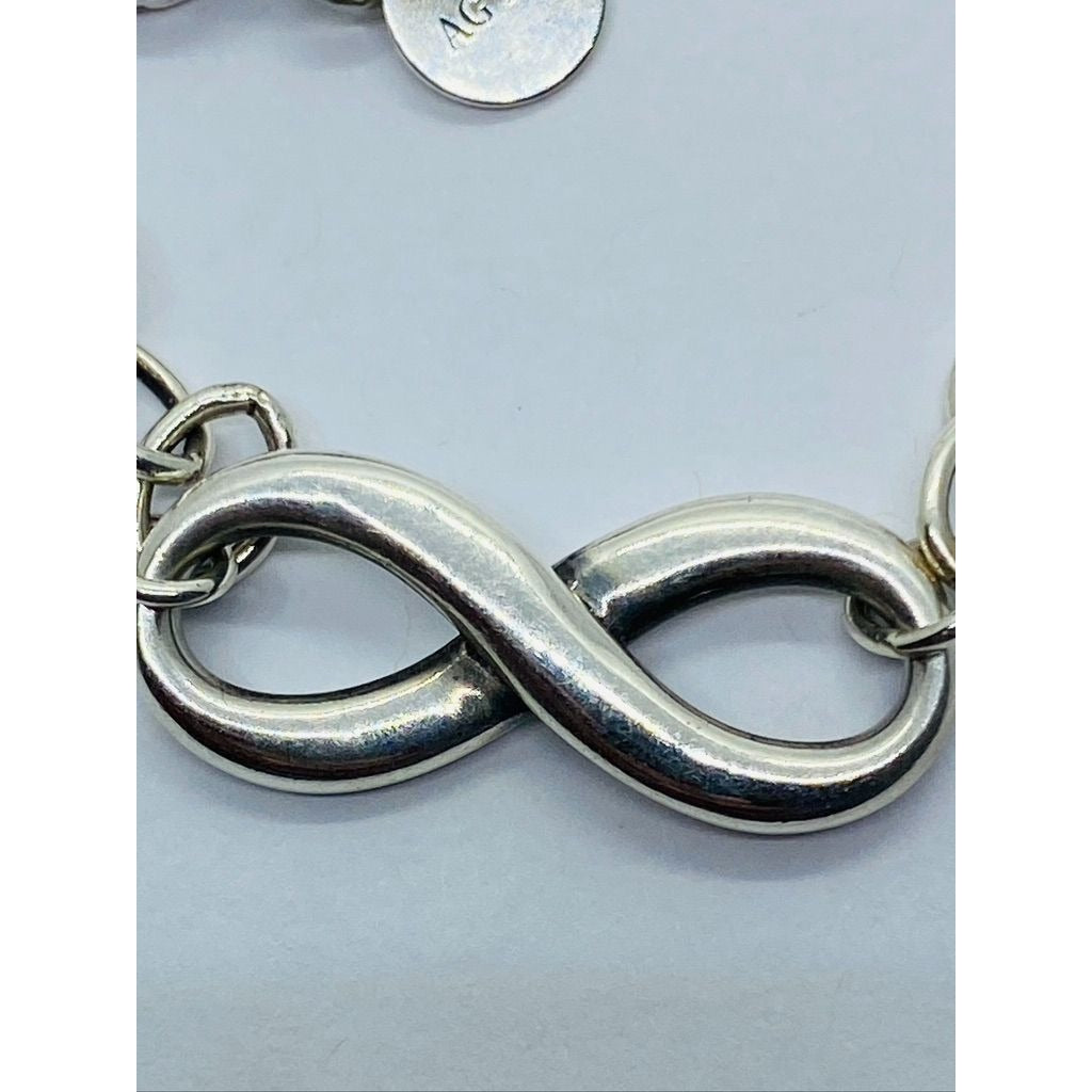 Tiffany & Co. Infinity 17.75” Necklace Link Chain 925 Sterling Silver