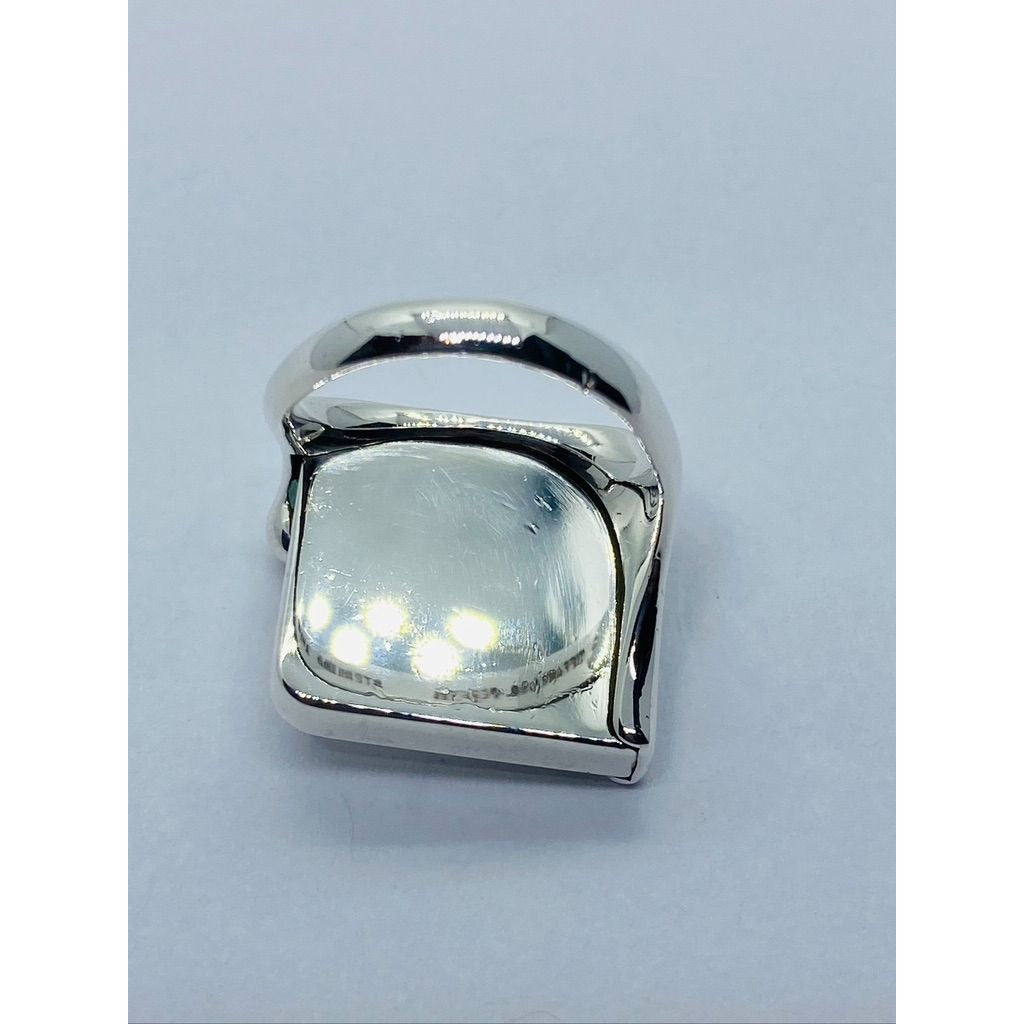 Authentic Tiffany & Co Elsa Peretti Sterling 925 Vintage Splash Ring rare 18mm Top