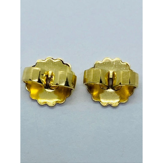 Tiffany & Co Earring Backs Set Jumbo XL 18K 750 Yellow Gold