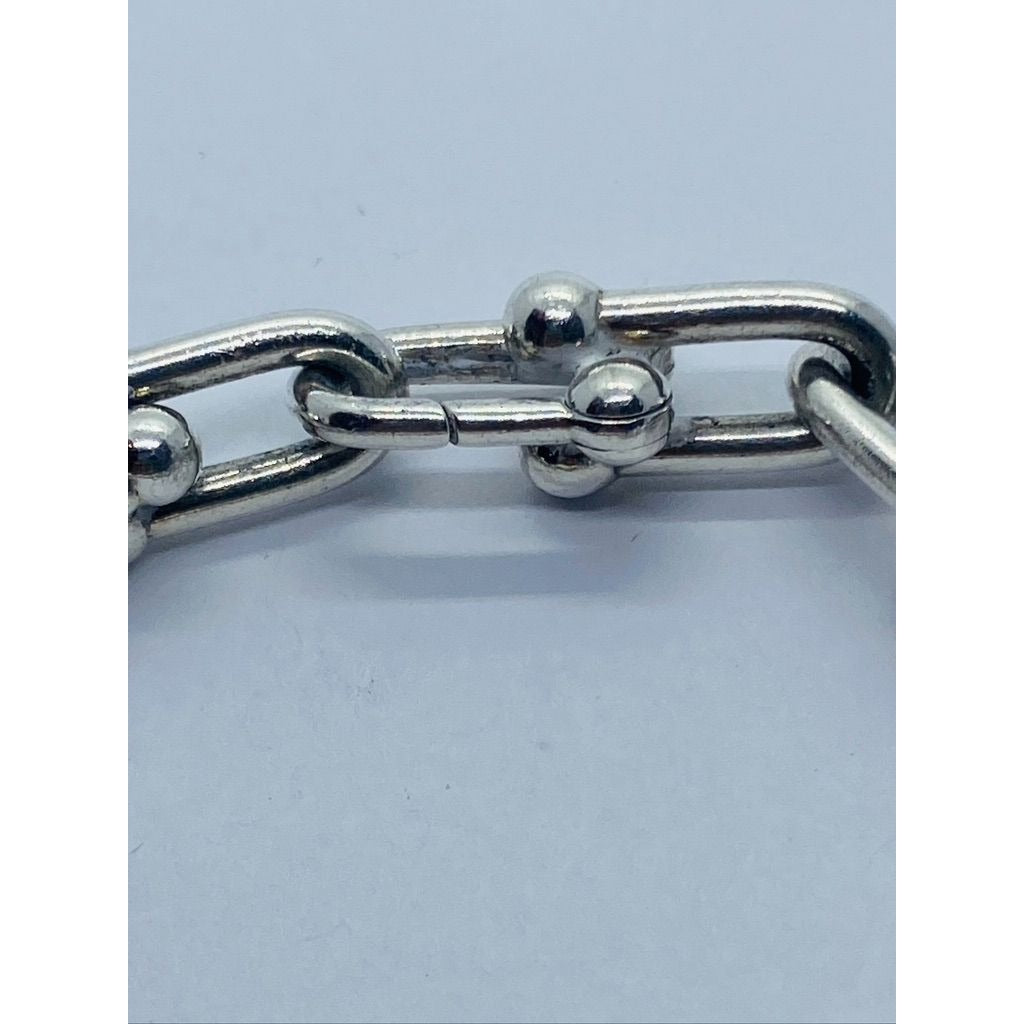 Tiffany HardWear Elongated Link Bracelet in Sterling Silver 7.25"