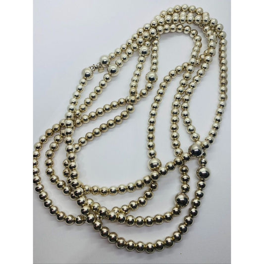 Tiffany & Co Hardwear Ball Bead 87" Extra Long Necklace RARE