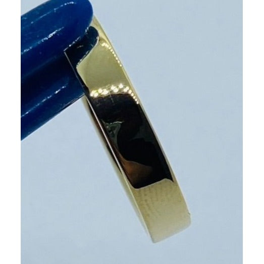 Tiffany & Co Wedding Band 3.5MM Wide Size 8.5 18K 750