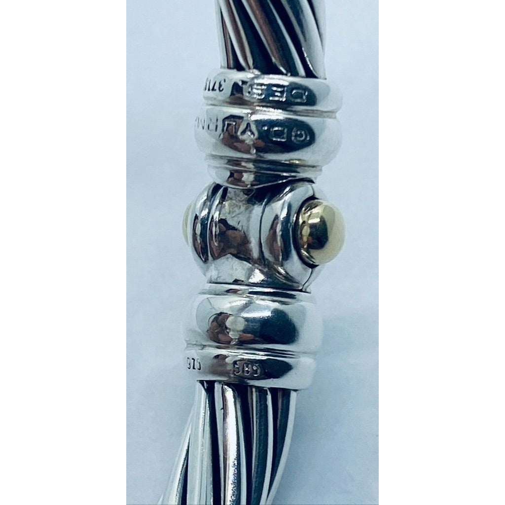 David Yurman Hinge Watch Case Bangle Bracelet 925 585