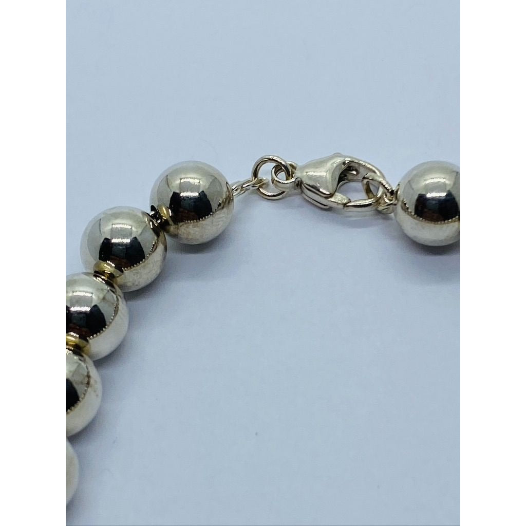 Tiffany & Co Bead 8mm Return To Tiffany Heart Bracelet 8.25"