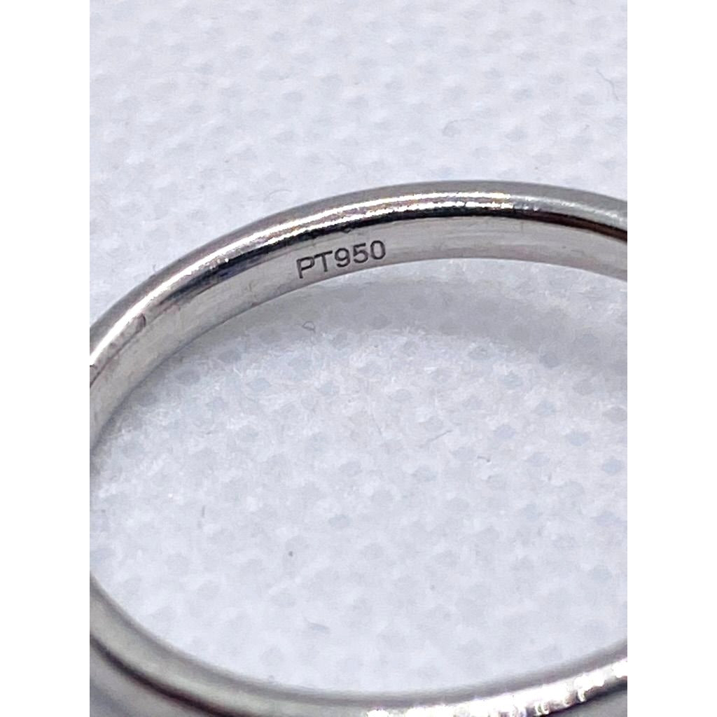 Rhapsody Platinum 950 Tanzanite and Trillian Diamond Ring Size 8