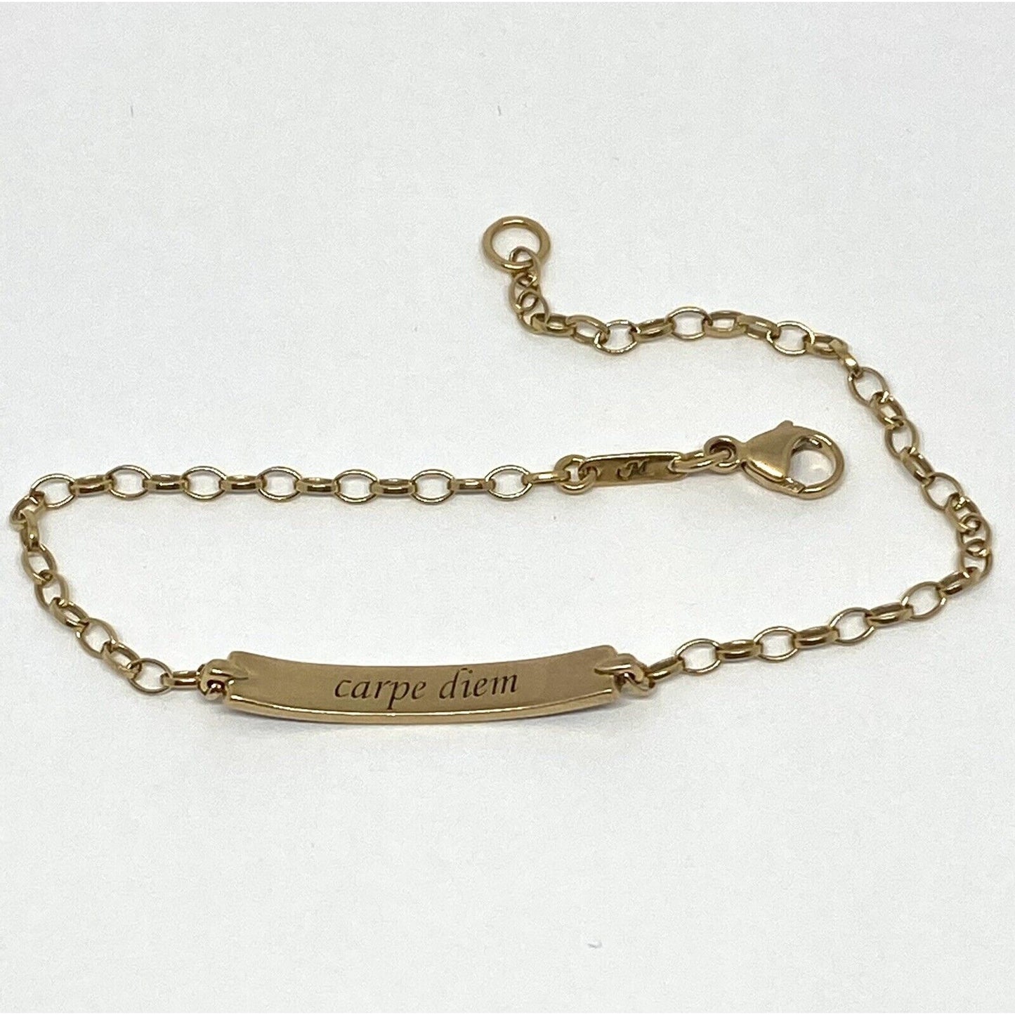 Monica Rich Kossan Carpe Diem Diamond18K Gold Bracelet- Retail $1925