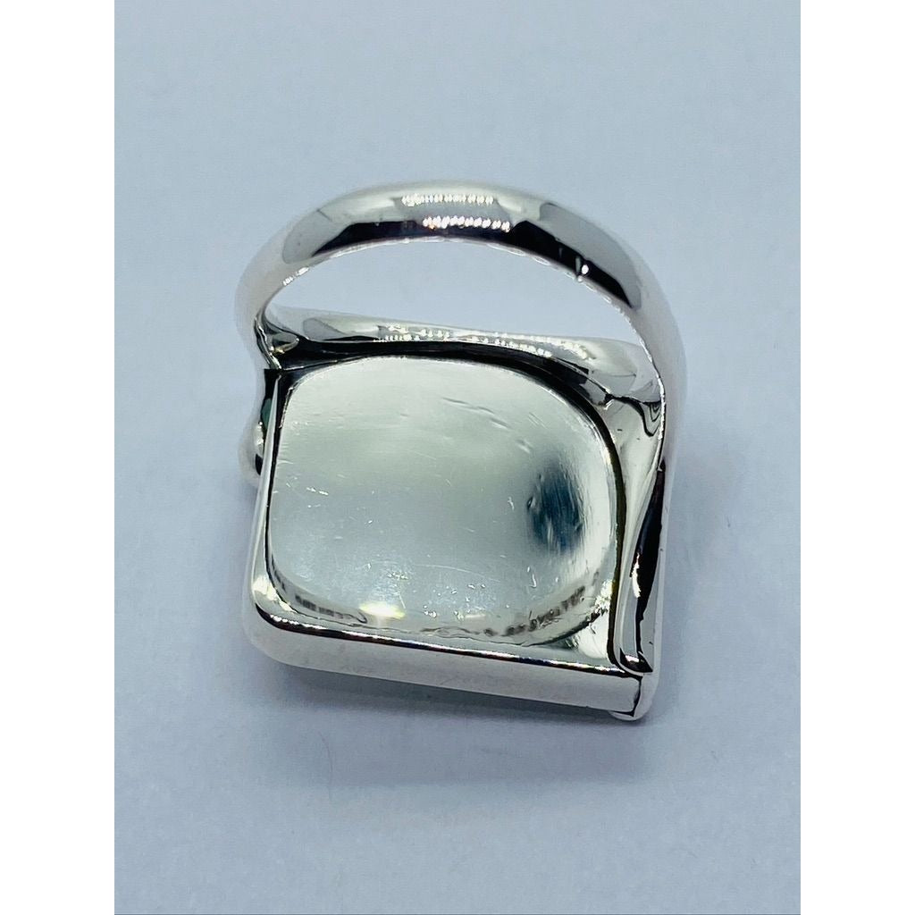 Authentic Tiffany & Co Elsa Peretti Sterling 925 Vintage Splash Ring rare 18mm Top