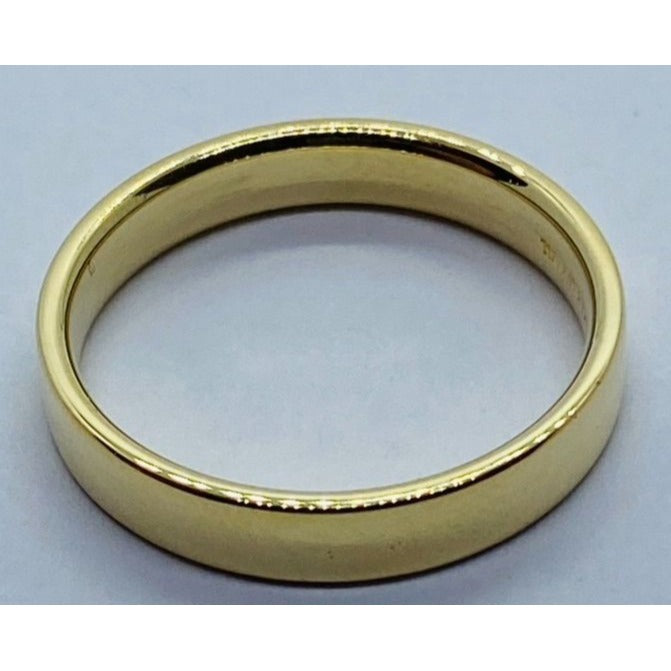 Tiffany & Co Wedding Band 3.5MM Wide Size 8.5 18K 750