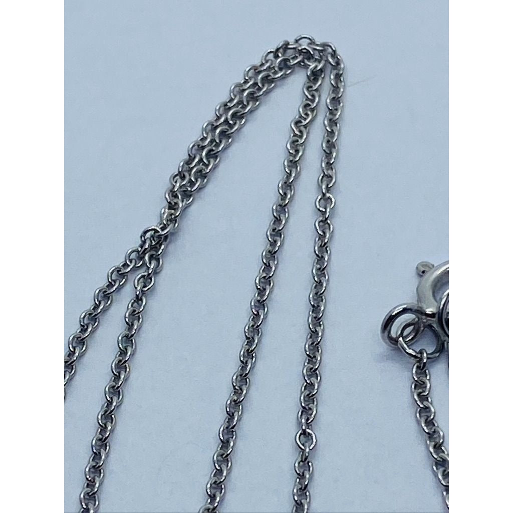 TIFFANY & CoTiffany Metro Heart Necklace 18K 750 Diamond 16"