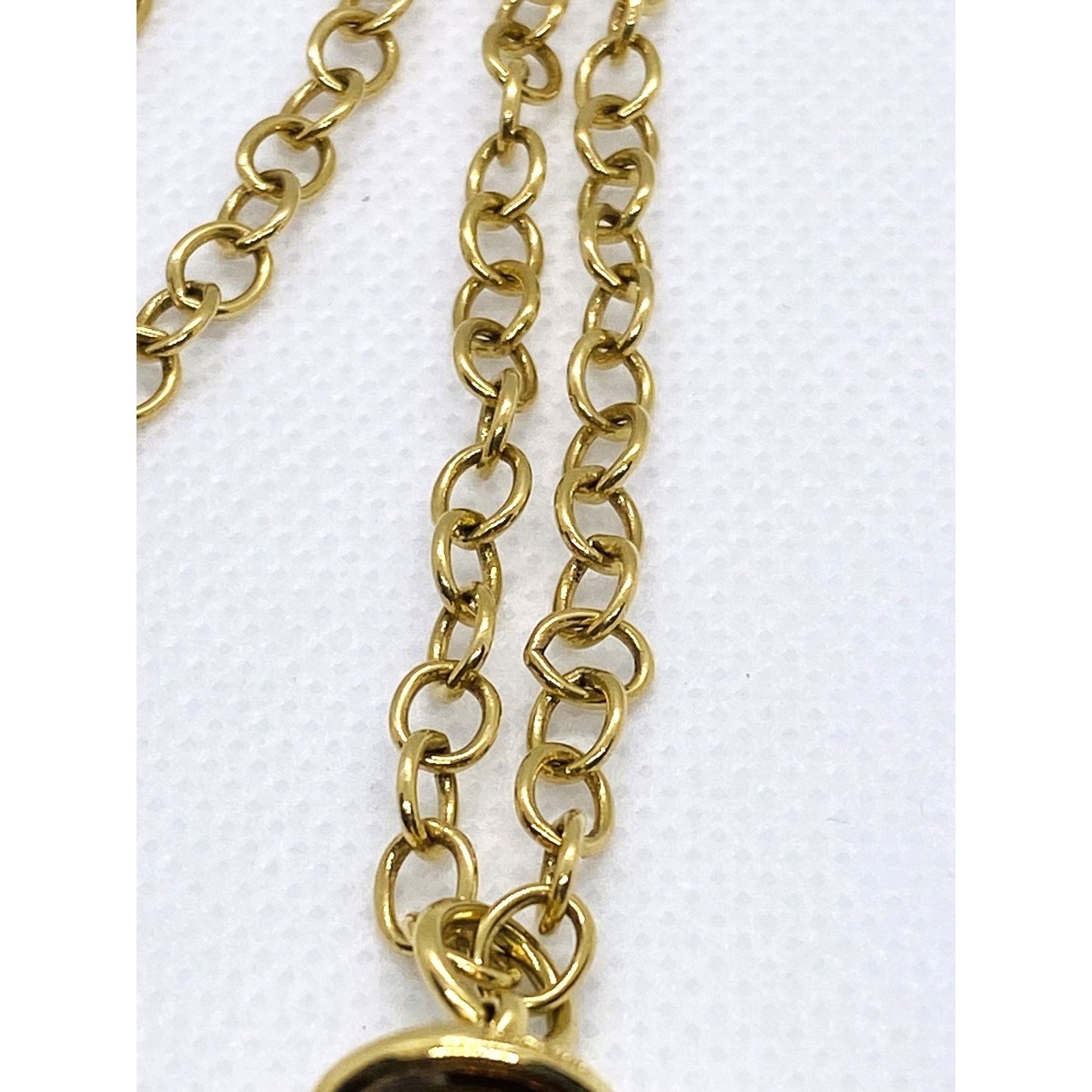 Tiffany & Co Paloma Picasso 18K 750 Yellow Gold 100CT Citrine Pendant 30"