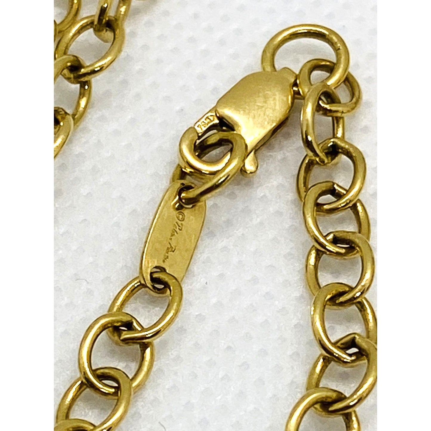Tiffany & Co Paloma Picasso 18K 750 Yellow Gold 100CT Citrine Pendant 30"
