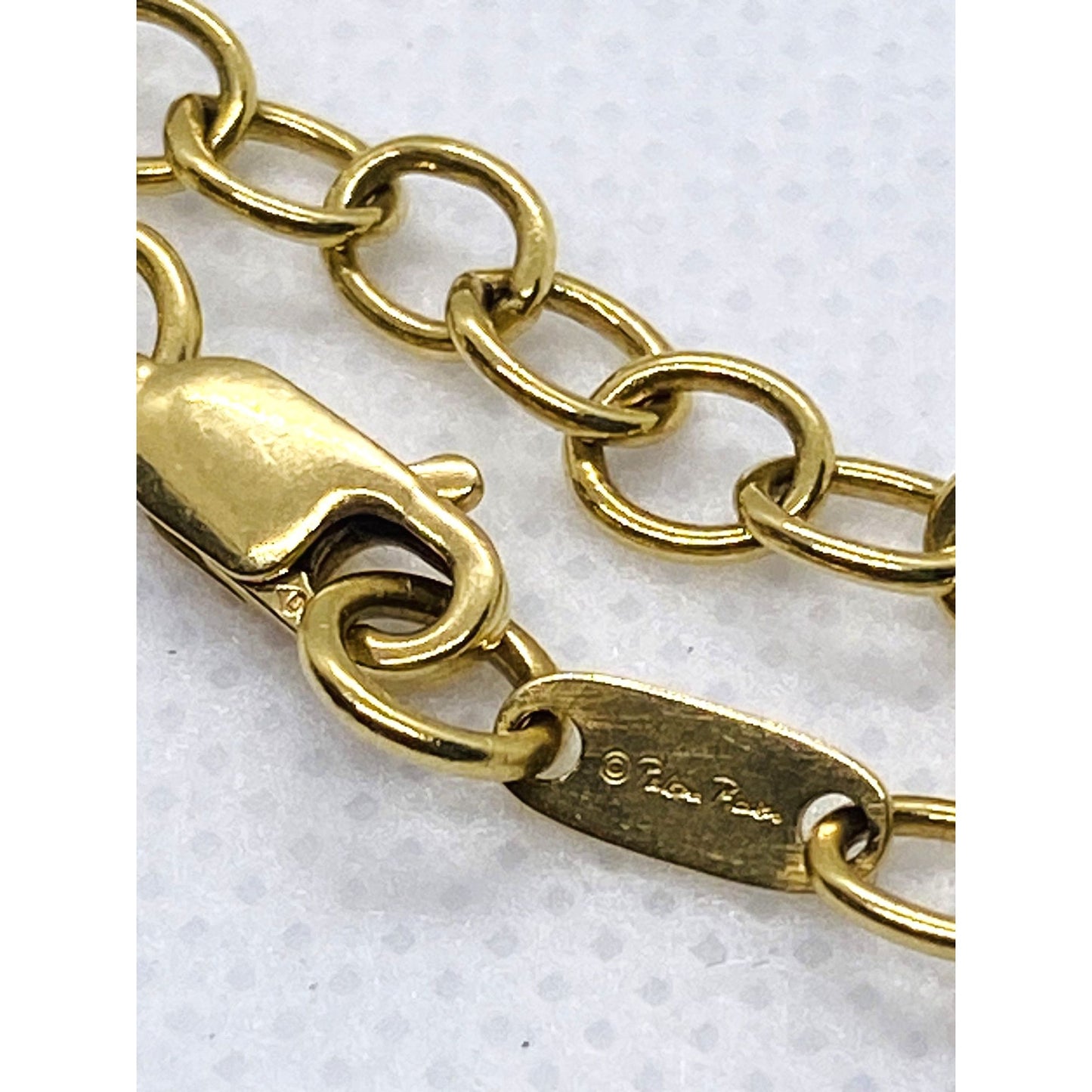 Tiffany & Co Paloma Picasso 18K 750 Yellow Gold 100CT Citrine Pendant 30"