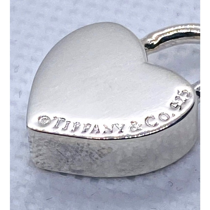 Tiffany & Co Sterling 925 Please Return to Tiffany  Pendant Charm Padlock READ!